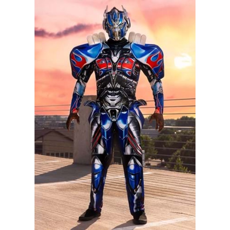 Transformers 5 Deluxe Optimus Prime Costume for Adults Medium