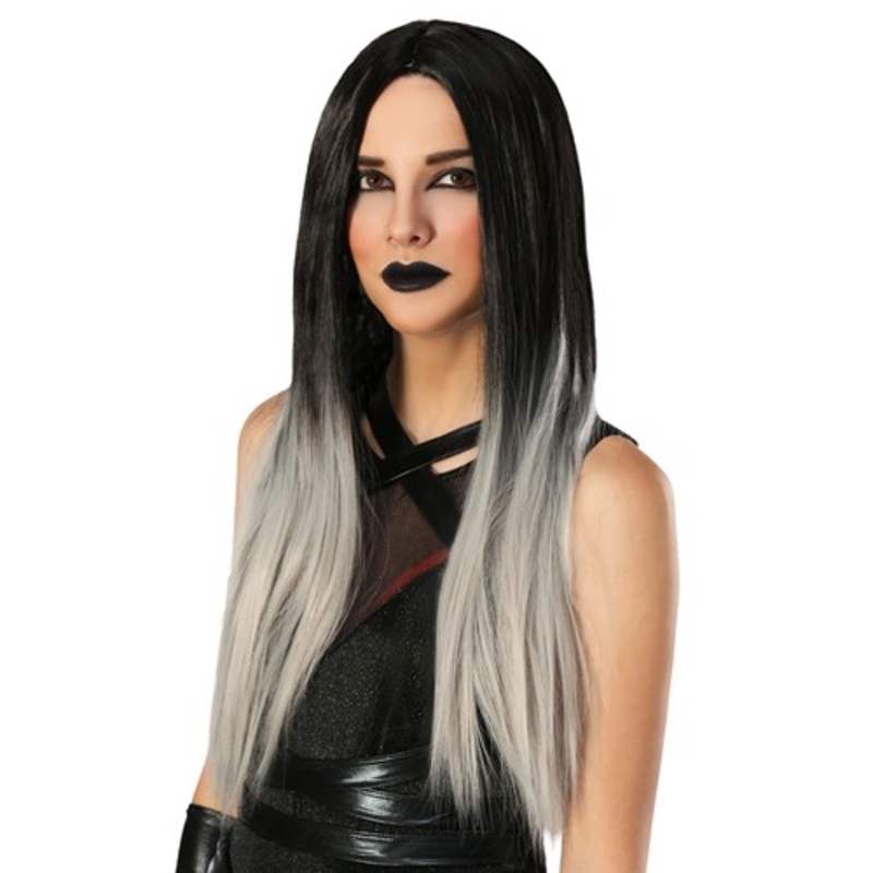Black and Grey Ombre Wig for Women Standard