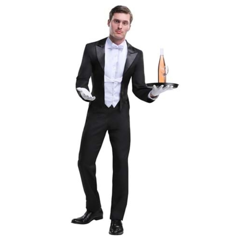 Butler Costume for Men X-Small