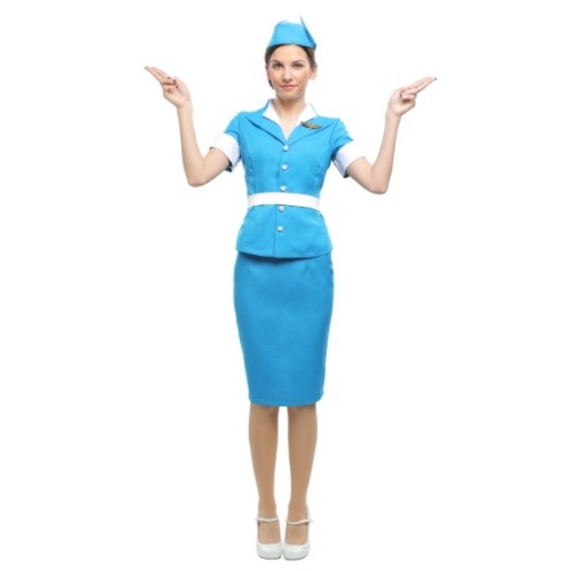 Flight Attendant Costume for Women X-Small
