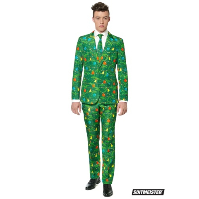 Green Christmas Tree Men's Suitmeister Suit Large