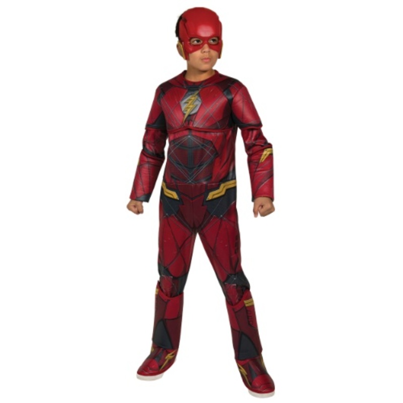 Justice League Deluxe Flash Boys Costume Large