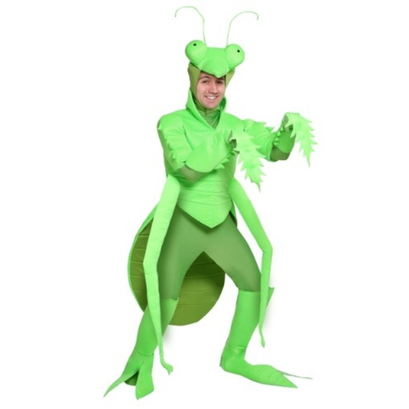 Men's Green Praying Mantis Costume Medium