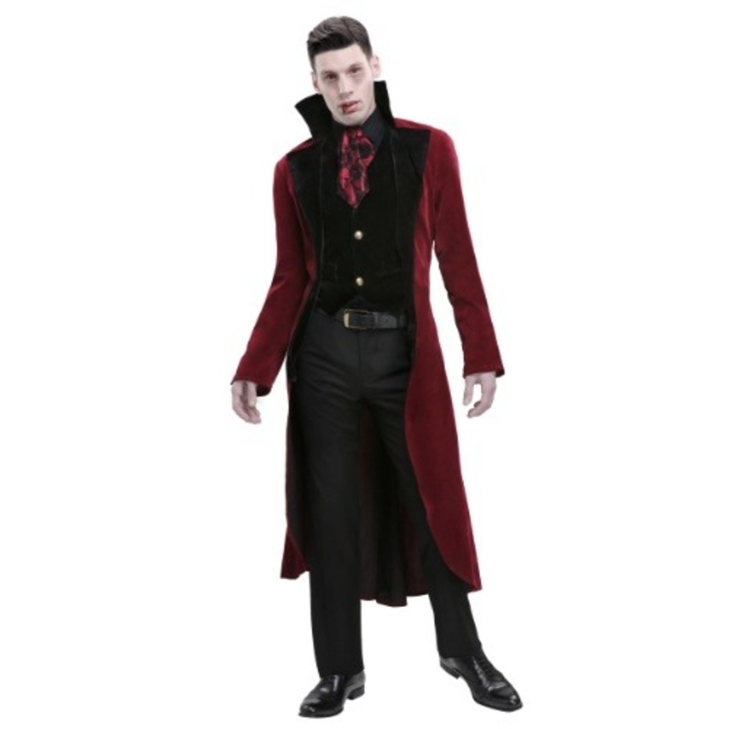 Men's Plus Size Dreadful Vampire Costume 2X