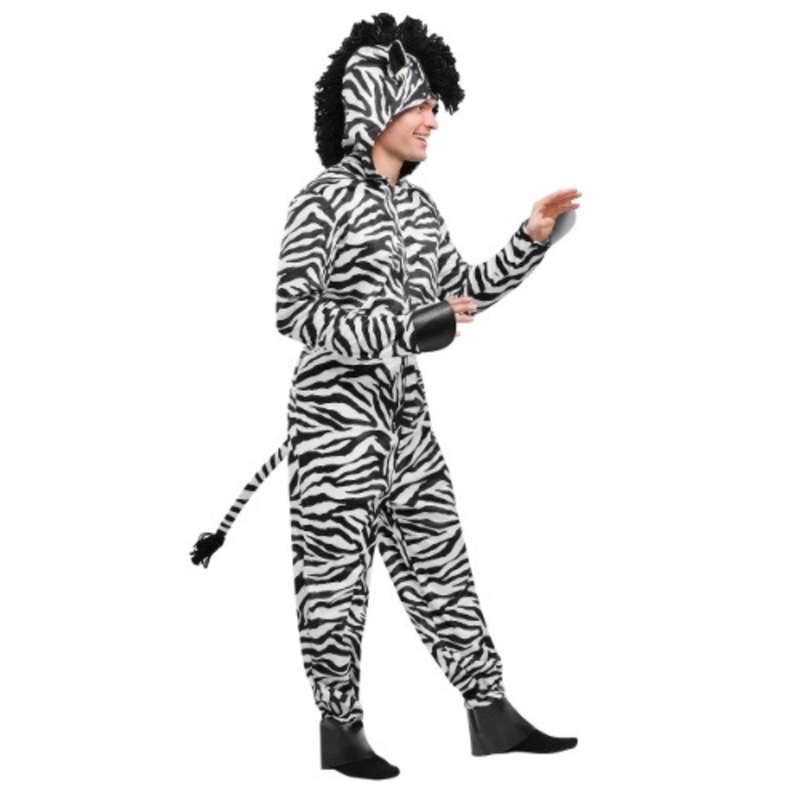 Wild Zebra Adult Costume X-Large