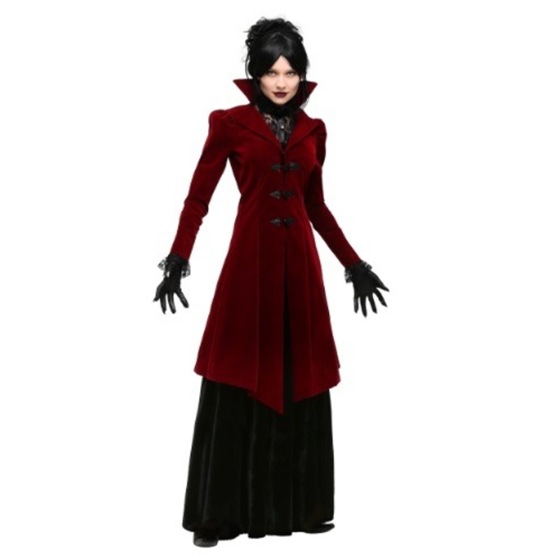 Plus Size Women's Delightfully Dreadful Vampiress Costume 1X