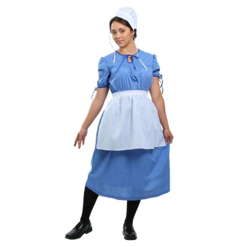 Women's Amish Prairie Costume Dress Large