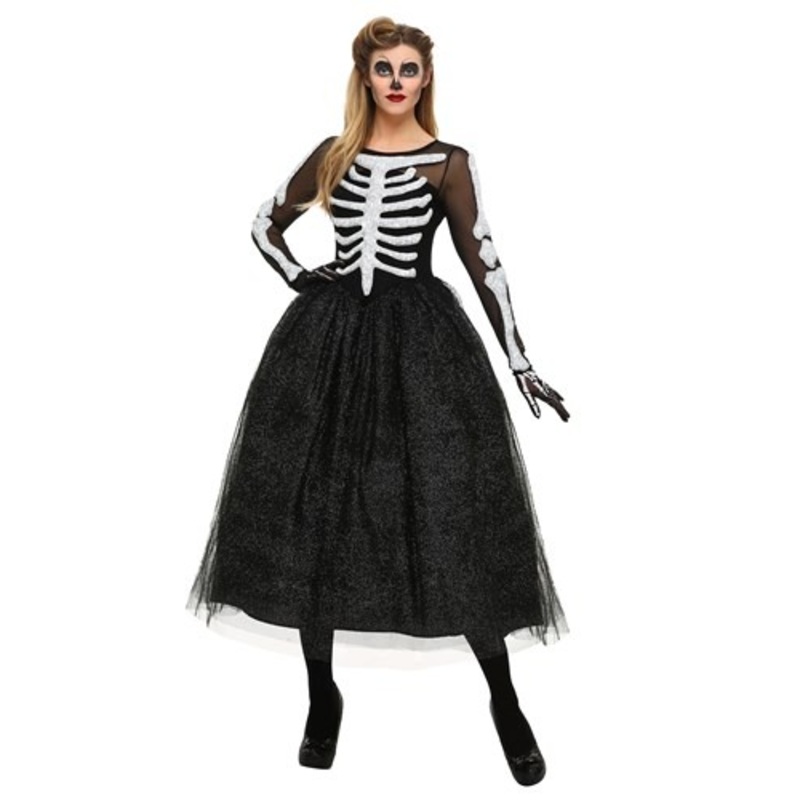 Women's Skeleton Beauty Costume Medium