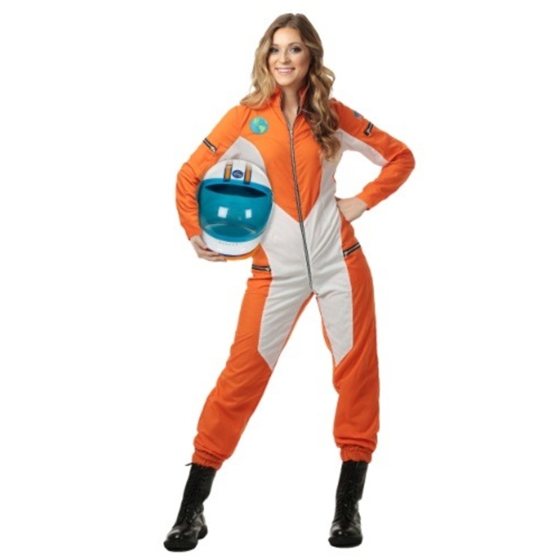 Womens Astronaut Jumpsuit Costume Small