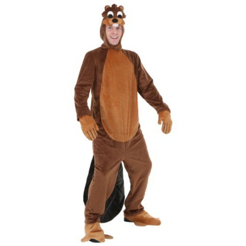 Busy Adult Beaver Costume Large