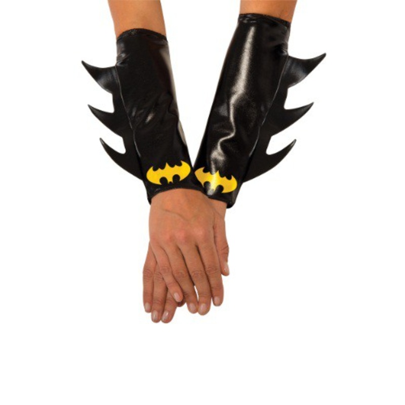 DC Comics Batgirl Costume Gauntlets for Women Standard