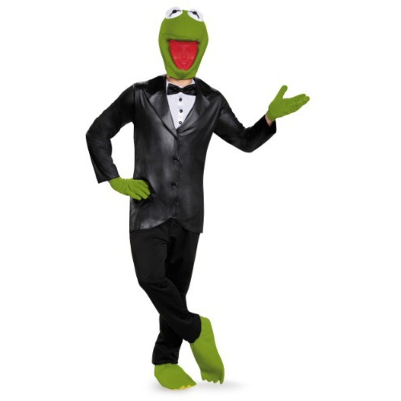 Deluxe Kermit the Frog Costume for Adults Medium
