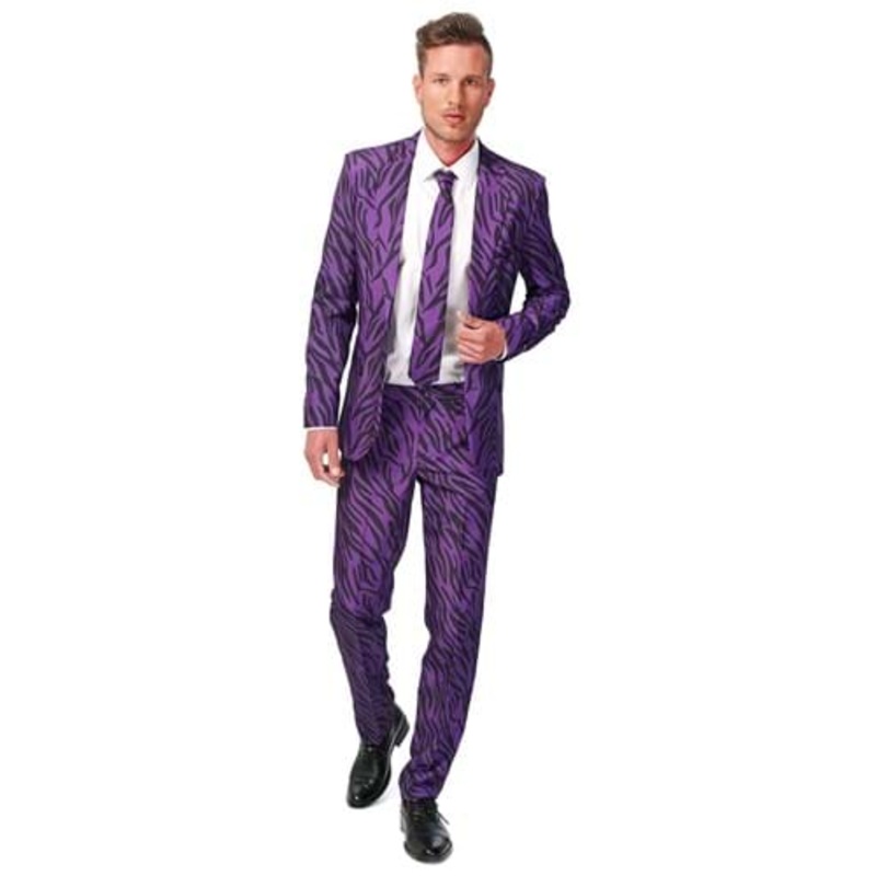 Men's SuitMeister Basic Pimp Tiger Suit Costume Medium