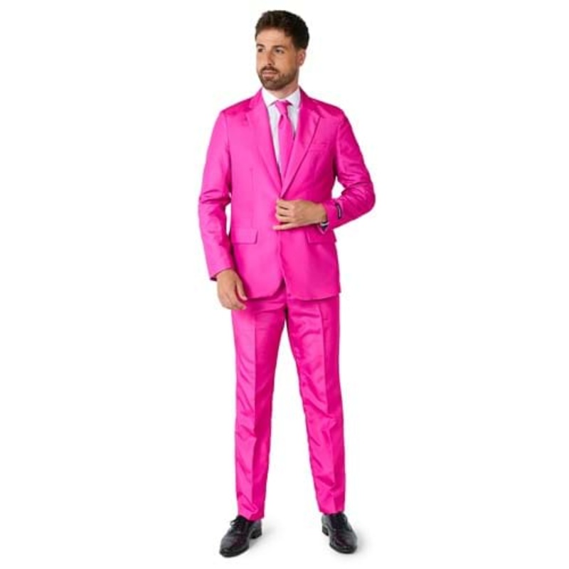 Men's SuitMeister Basic Pink Suit Costume Medium