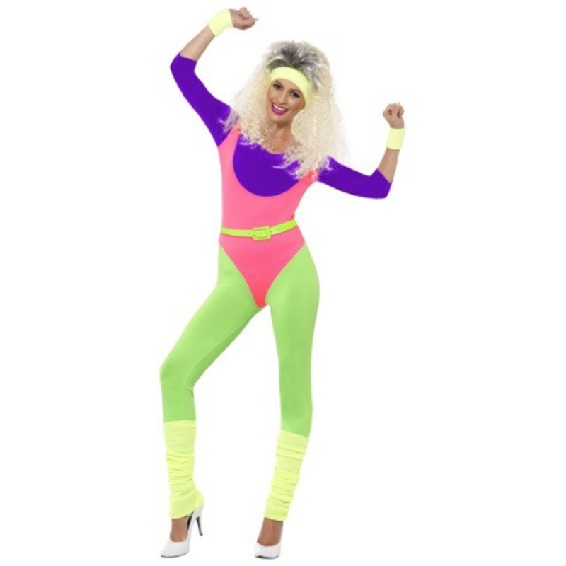 Women's 80s Workout Costume X-Small