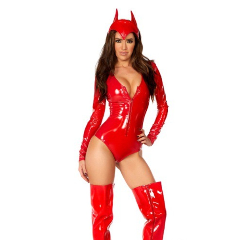 Women's Burning Desire Red Devil Costume X-Small/Small