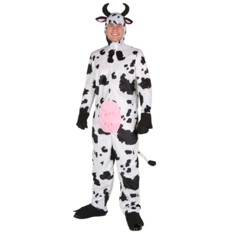 Adult Deluxe Cow Costume Small