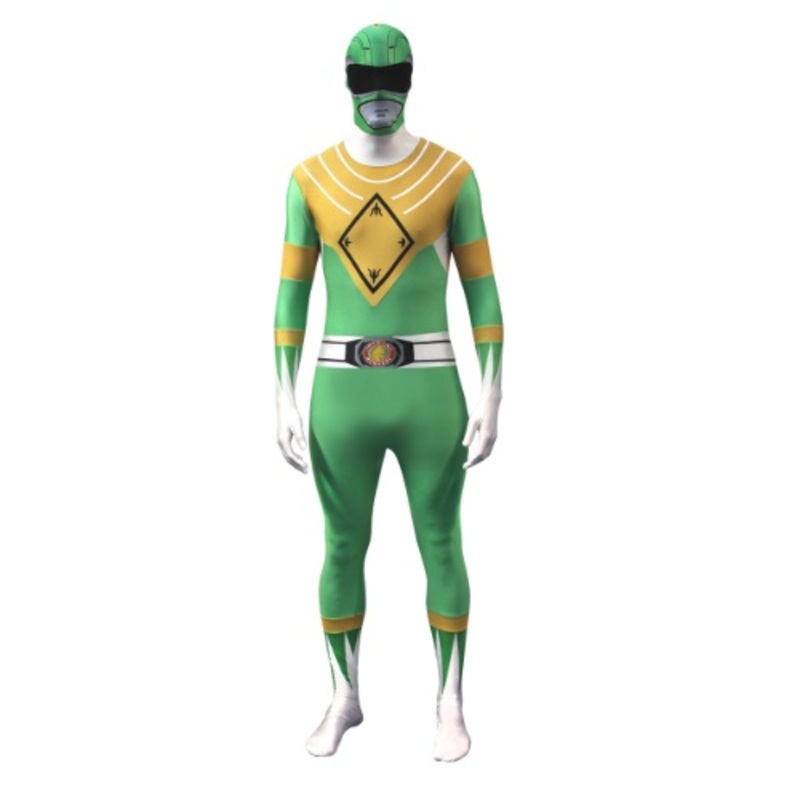 Power Rangers: Green Ranger Morphsuit Costume Small