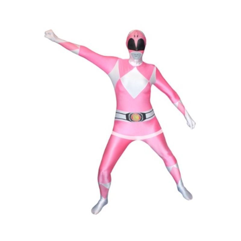 Power Rangers: Pink Ranger Morphsuit Costume Medium