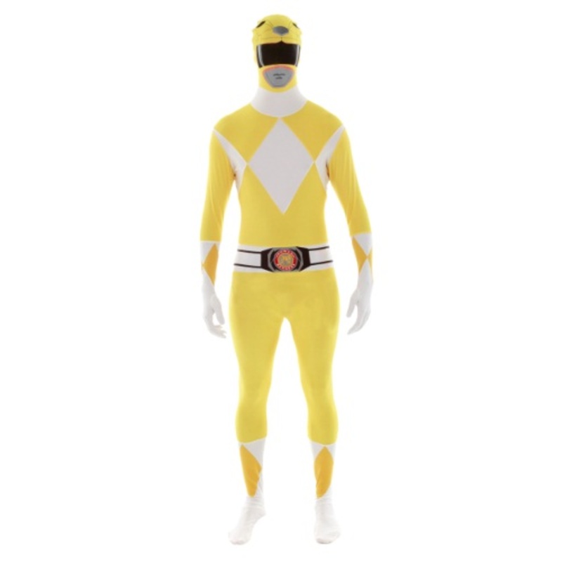 Power Rangers: Yellow Ranger Morphsuit Costume Large