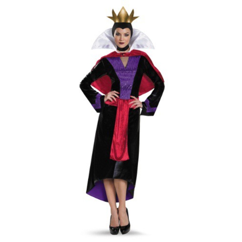 Women's Deluxe Evil Queen Costume Dress Small