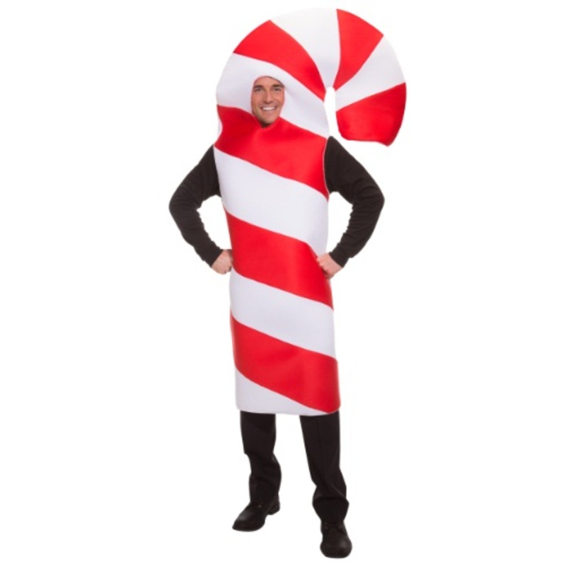Adult Candy Cane Costume Standard