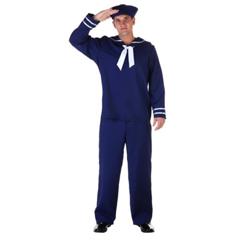 Adult Men's Blue Sailor Costume Standard