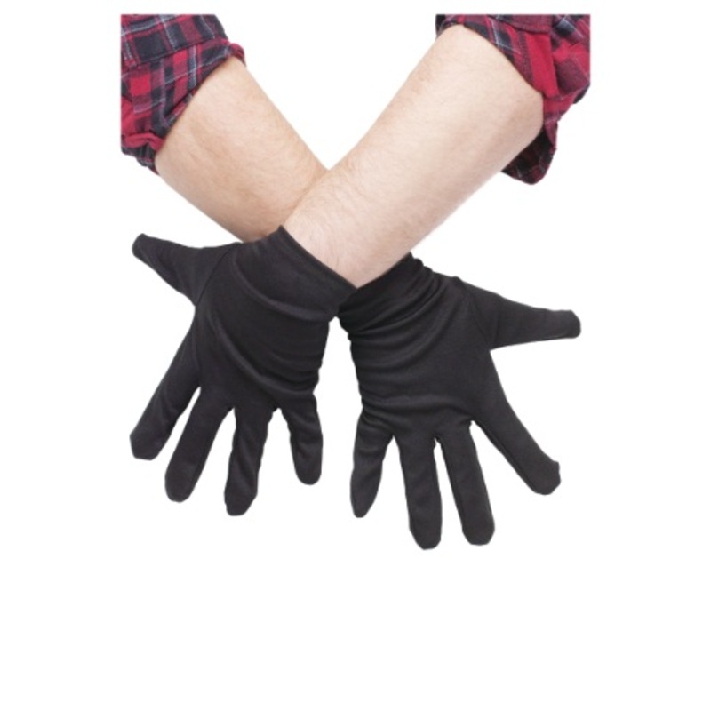 Plus Size Black Gloves Standard