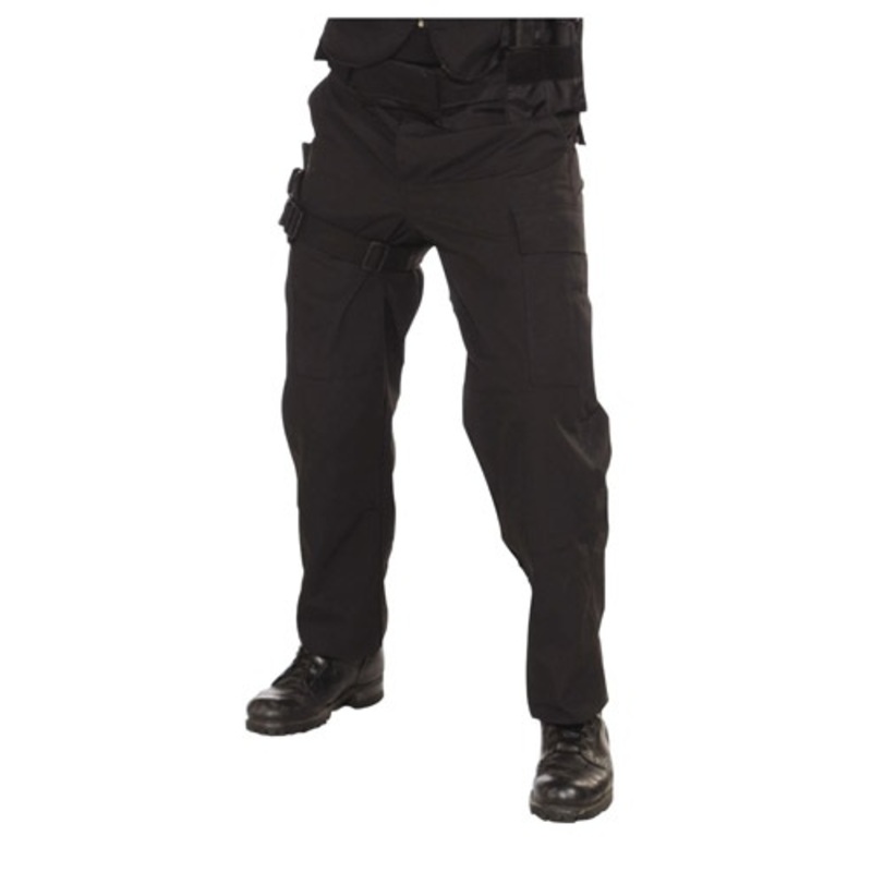 S.W.A.T. Cargo Black Pants Standard