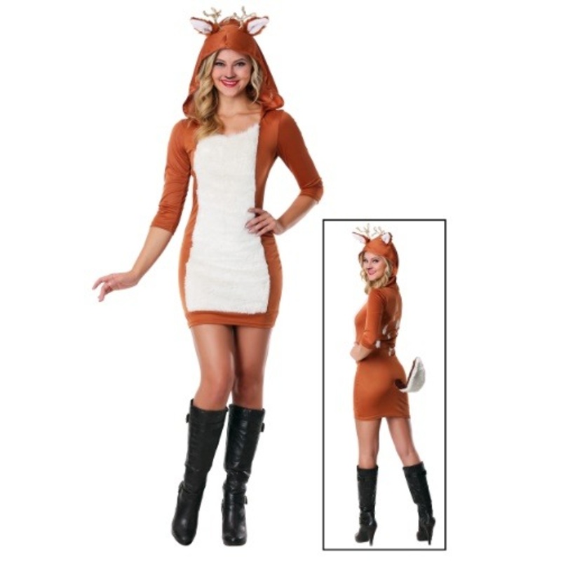 Women's Plus Size Sexy Deer Costume 2X