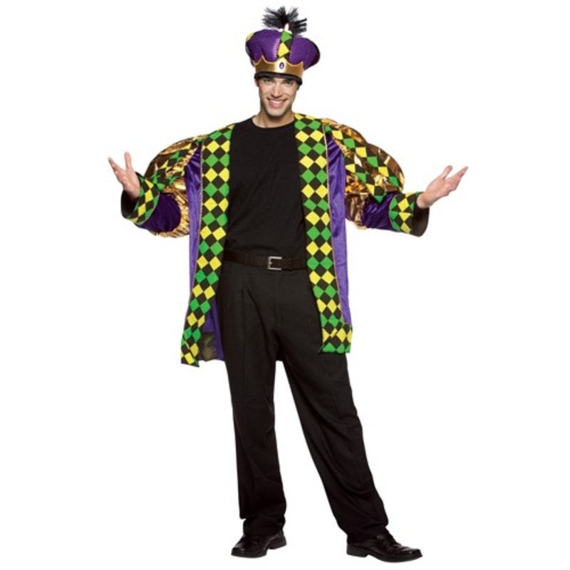 Adult Mardi Gras King Costume Standard