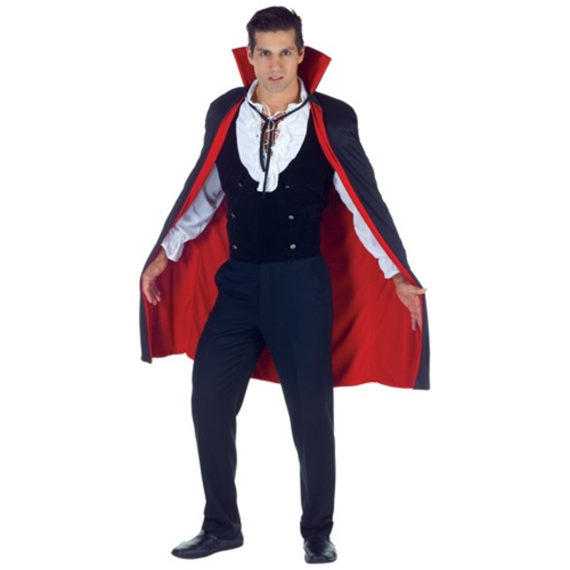 High Collar Classic Vampire Cape for Adults Standard