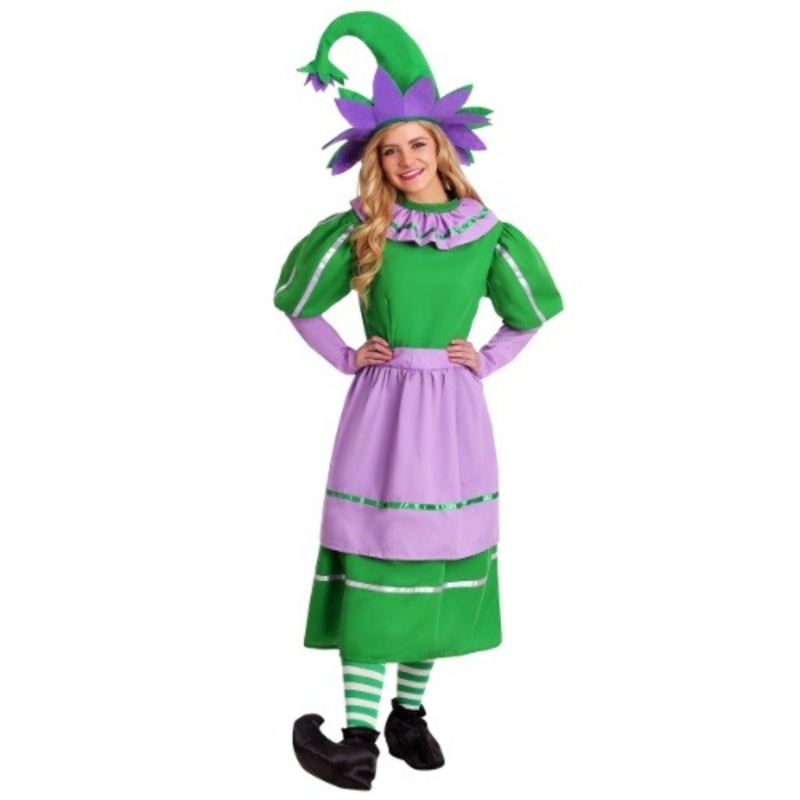 Plus Size Women's Munchkin Girl Costume Dress 1X