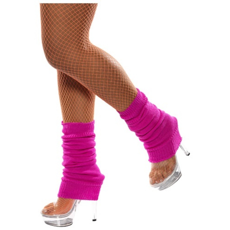 Women's Hot Pink Leg Warmers Standard
