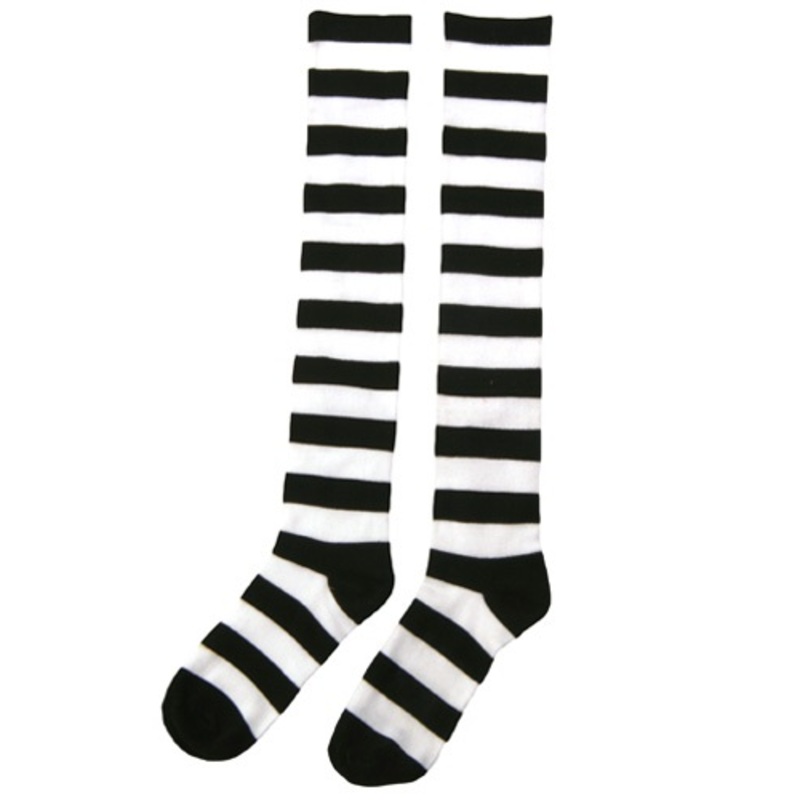Women's Striped Witch Socks Standard