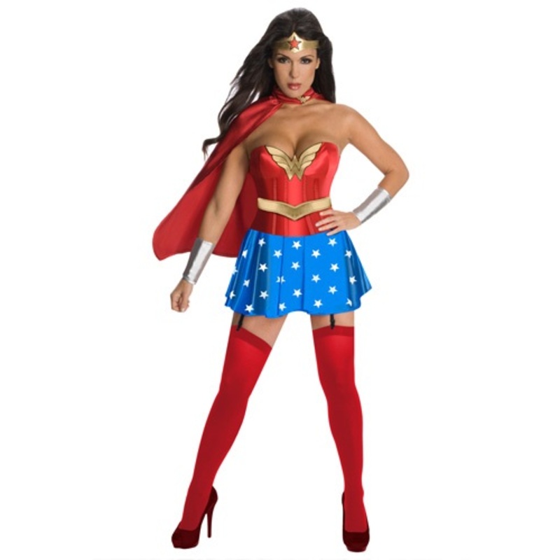 Wonder Woman Corset Costume Small