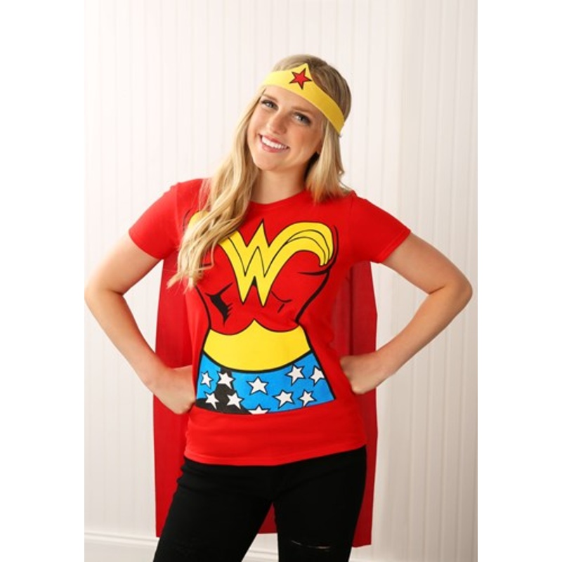 Wonder Woman T-Shirt Costume Small