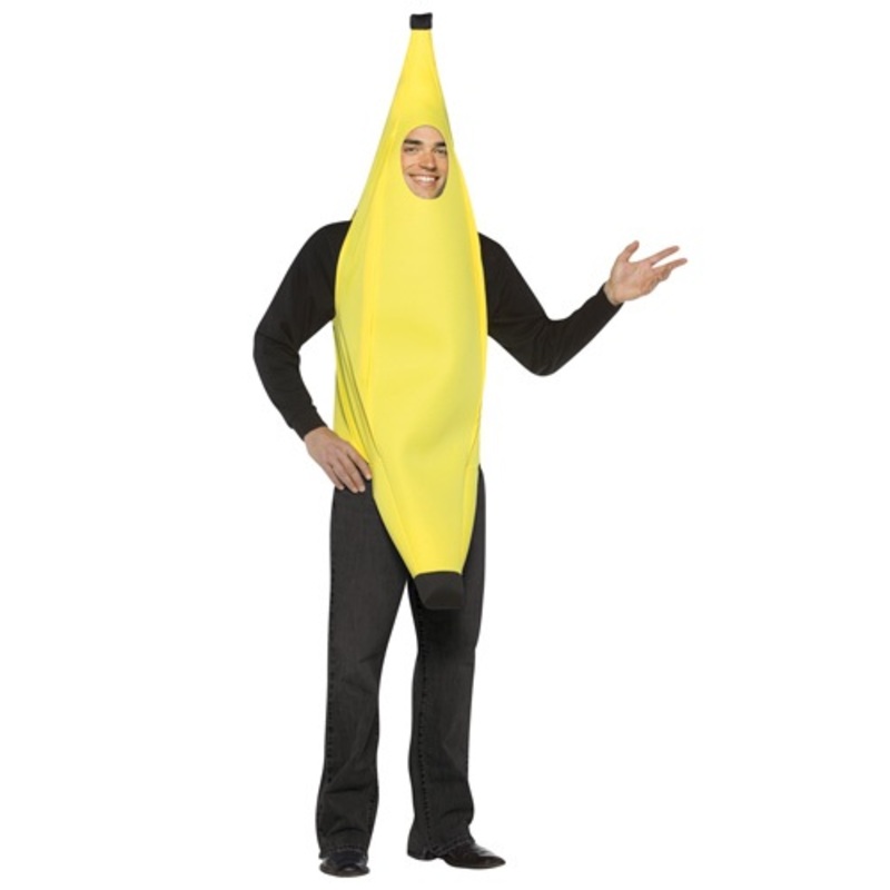 Adult Banana Costume - Lightweight Polyfoam Standard