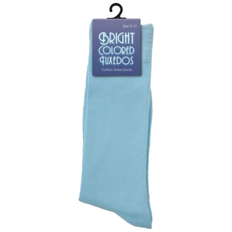 Baby Blue Dress Socks Standard