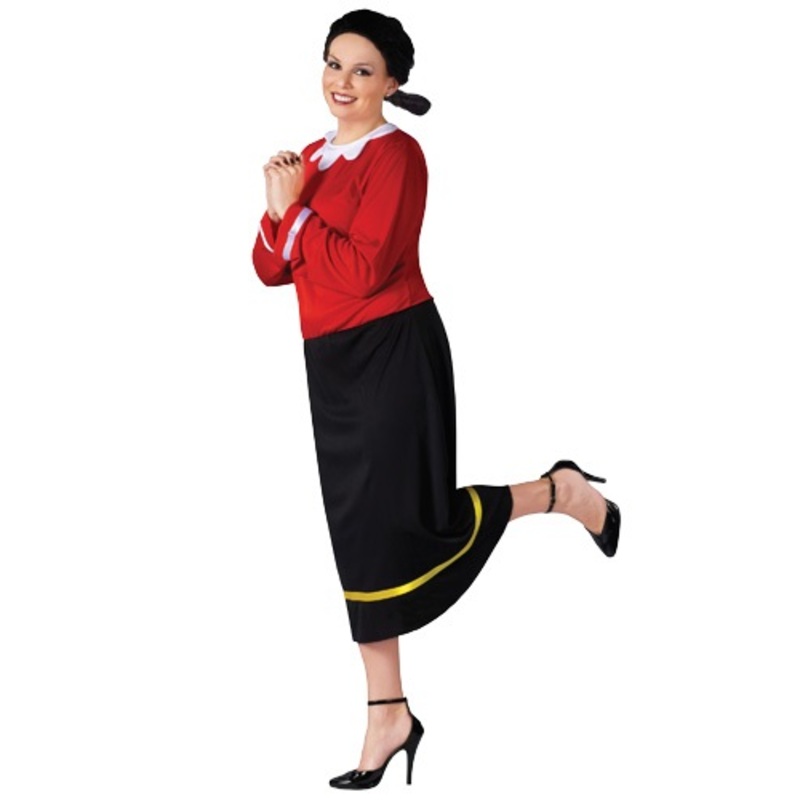 Women's Plus Size Olive Oyl Costume Plus