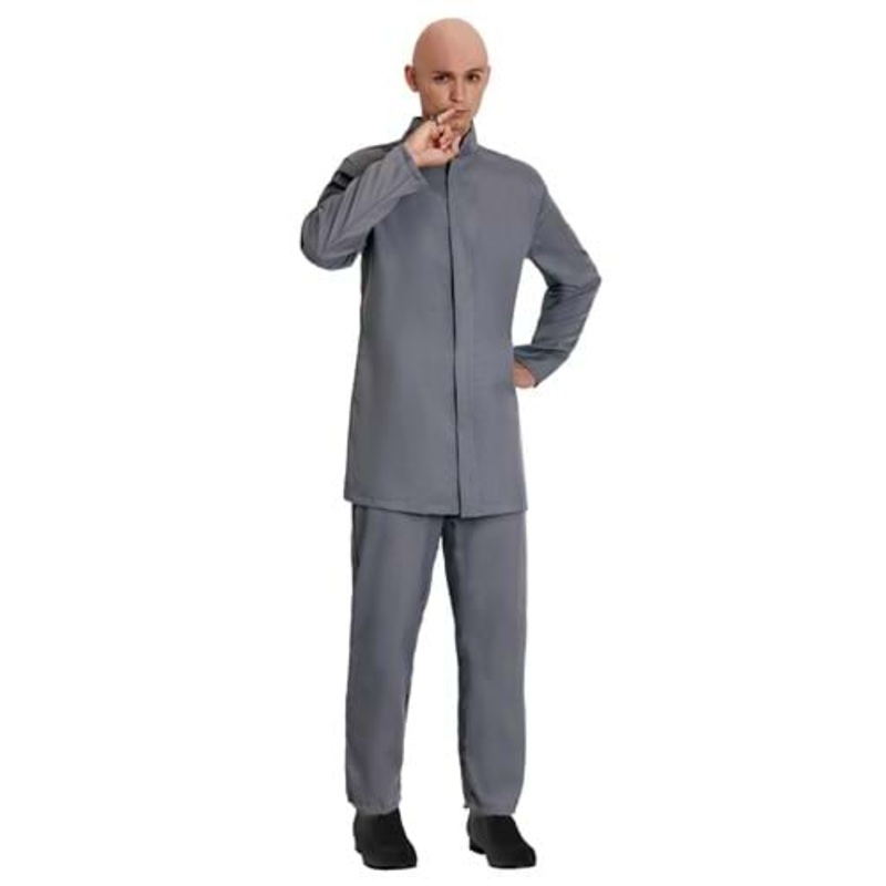 Deluxe Gray Suit Costume for Men X-Small