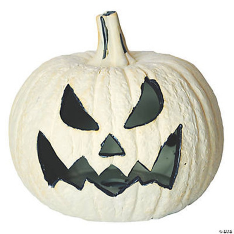 Pumpkin Fire Log Halloween Decoration