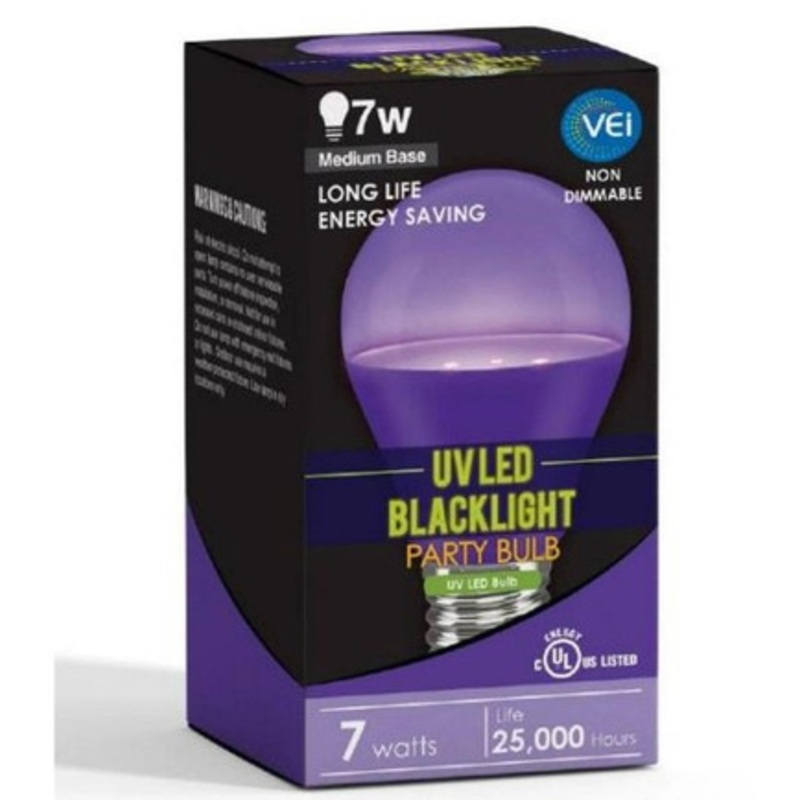 Visual Effects UV LED 7 Watt Blacklight Bulb