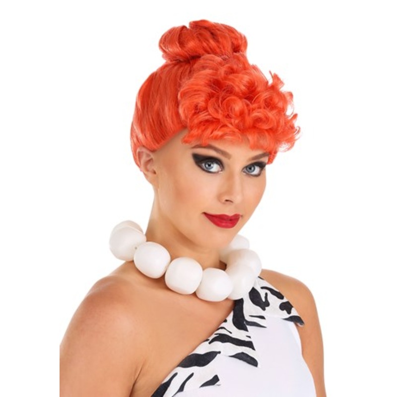Women's Deluxe Cartoon Cavewoman Costume Wig Standard