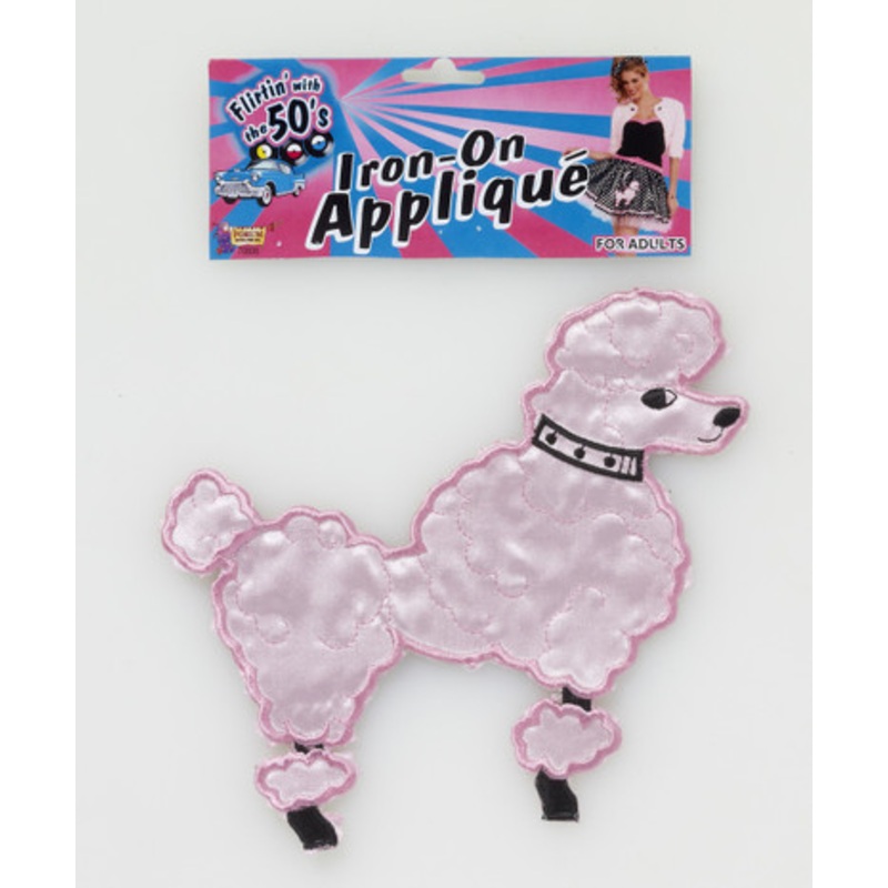 50's Poodle Applique Iron-on