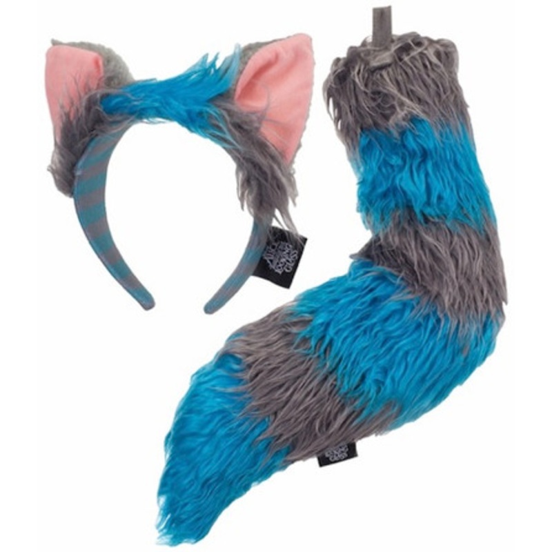 Cheshire Cat Ears and Tail Set Deluxe