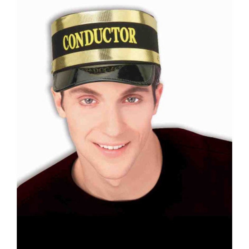 Conductor Hat Black & Gold