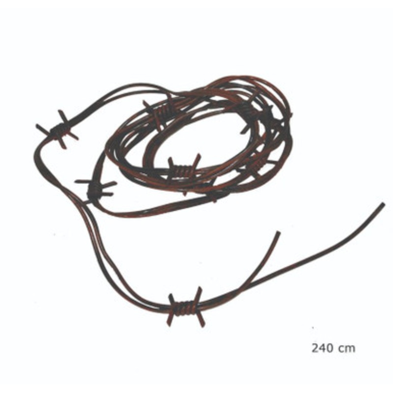 Decor-Barbed Wire-Plastic-94.5" Brown