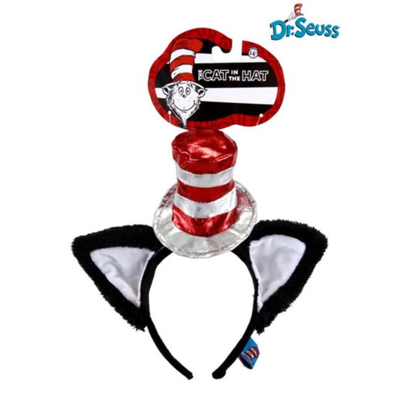 Dr. Seuss The Cat in the Hat Metallic Headband with Ears