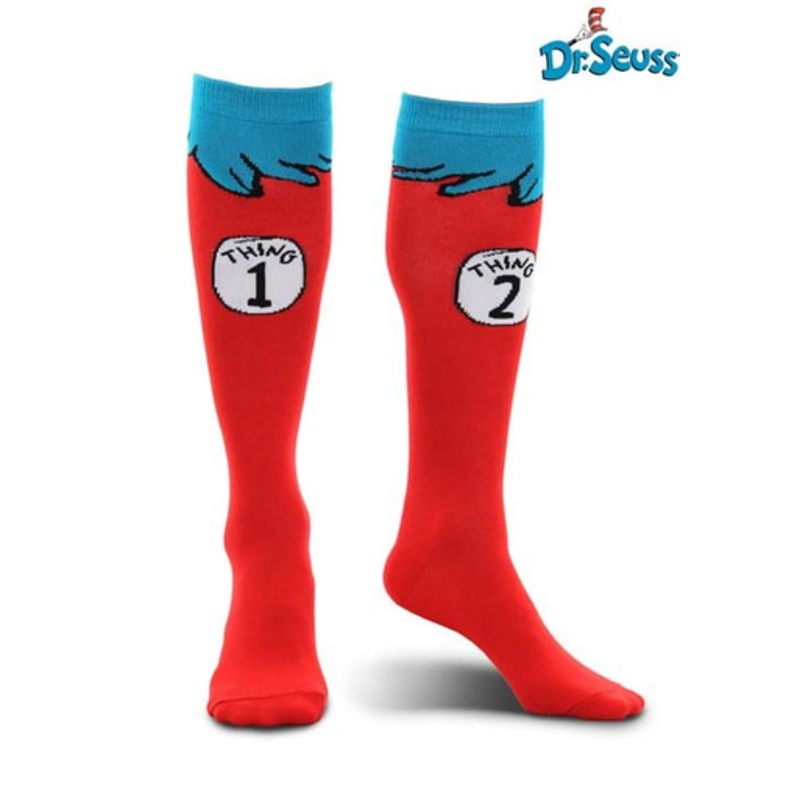 Dr. Seuss Thing 1 & 2 Socks